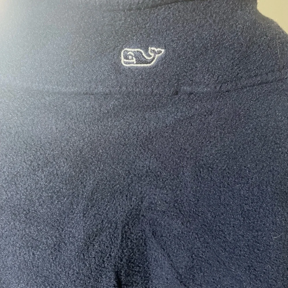 Vineyard Vines Men's Deep Blue Zip-Up Sweater - Picture 4 of 7